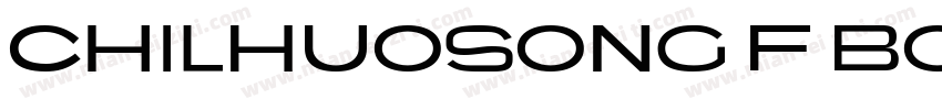ChilHuosong F Bold字体转换